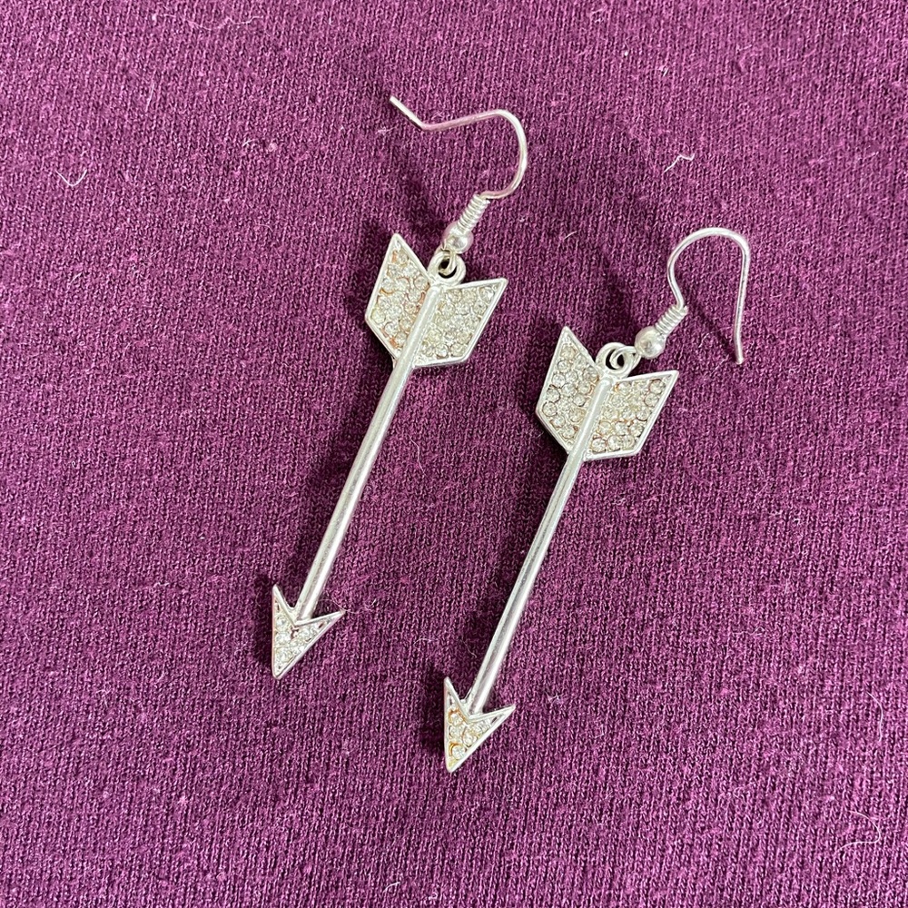 Silver Arrow Earrings